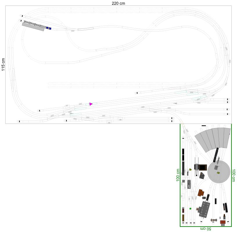 Anlage 03: Spur N FLM mit Bettung